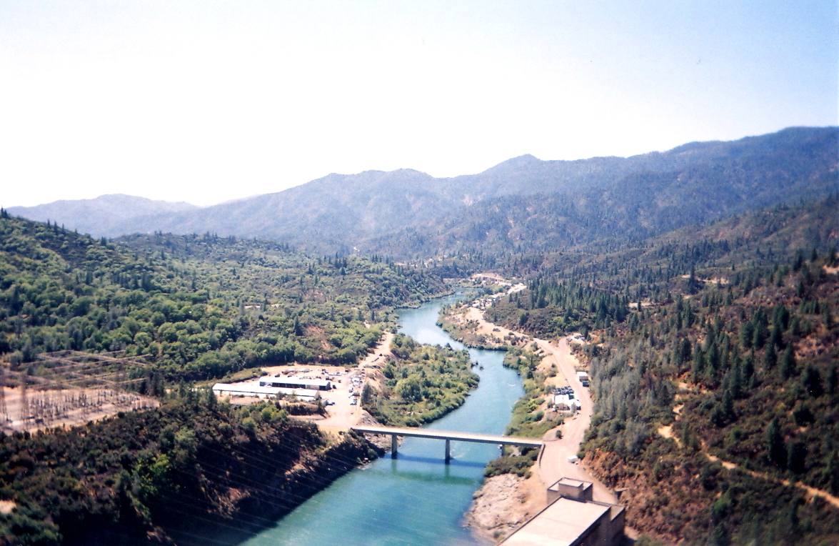 View from Shasta Lake in Redding, California